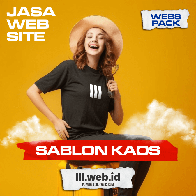 Jasa Pembuatan Website Sablon Kaos